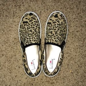 Leopard Slip on Sneakers